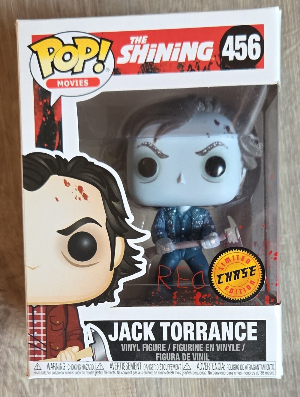 NIB Funko Pop! The Shining Jack Torrance - LIMITED EDITION Red, Black, Blue